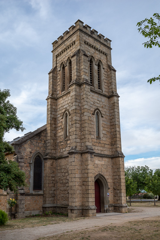  - Now in Beechworth. Lots of churches. Xmas dinner was a ready meal from a Melbourne supermarket transported to Beechworth inside a recently purchased E