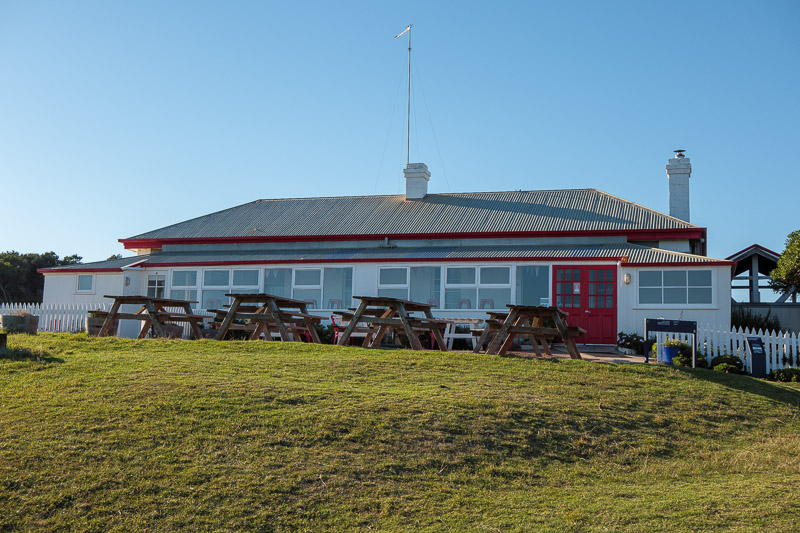 Cape Otway - Easter 2021 - That is the cafe, with my accommodation on the left. The cafe has wifi, I think I can get connected if I go press my laptop against the glass. I am ab