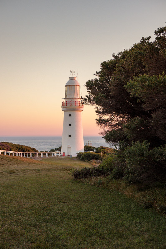 Cape Otway - Easter 2021 - Behold, sunset on lighthouse.