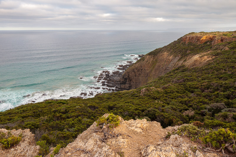 Cape Otway - Easter 2021 - Eventually, an Ocean view arrives. Not bad.