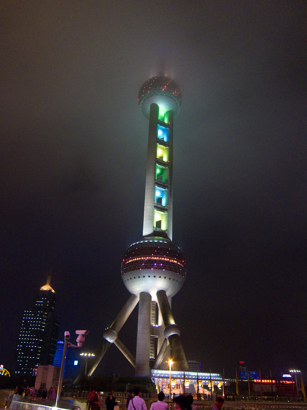 China November 2011 - From Shanghai to Beijing - More pearl tv tower.