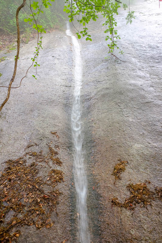 China-Hiking-Rain-Huashan-Soldiers Path - I then climbed this waterfall.