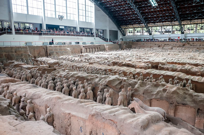 China-Xian-Terracotta Army - A couple more photos of the main pit...