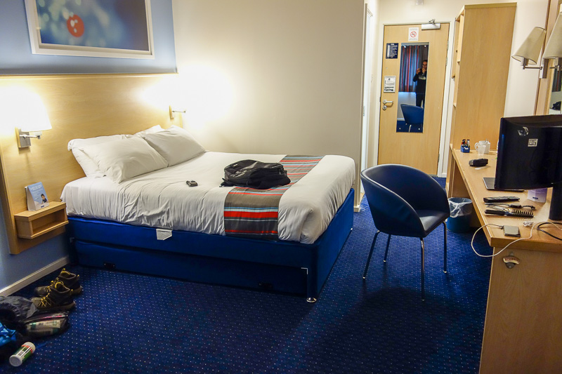 London / Germany / Austria - Work & Holiday - May and June 2016 - And finally, and I am really tiring just typing this, my hotel room in Warrington. Its a travelodge, its super cheap, but its fine.