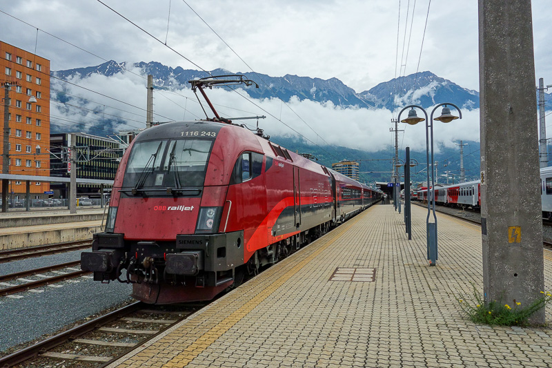 Austria-Innsbruck-Salzburg-Train - Smallest hotel room ever