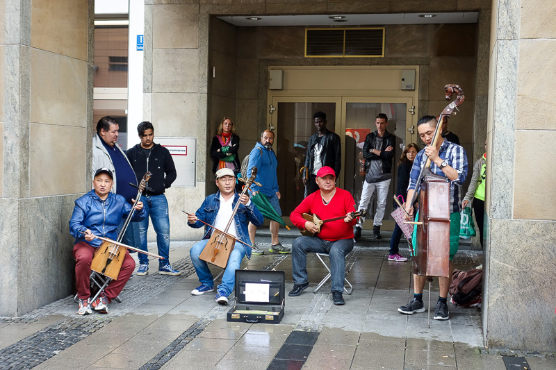 London / Germany / Austria - Work & Holiday - May and June 2016 - Another excellent group of buskers. Not as good as last night so I gave them no money, but still good. Tibetan throat singers.