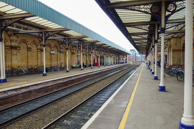 London / Germany / Austria - Work & Holiday - May and June 2016 - Redundant photo of Warrington central train platform.