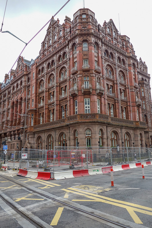 London / Germany / Austria - Work & Holiday - May and June 2016 - Another old building with a new tram line under construction.