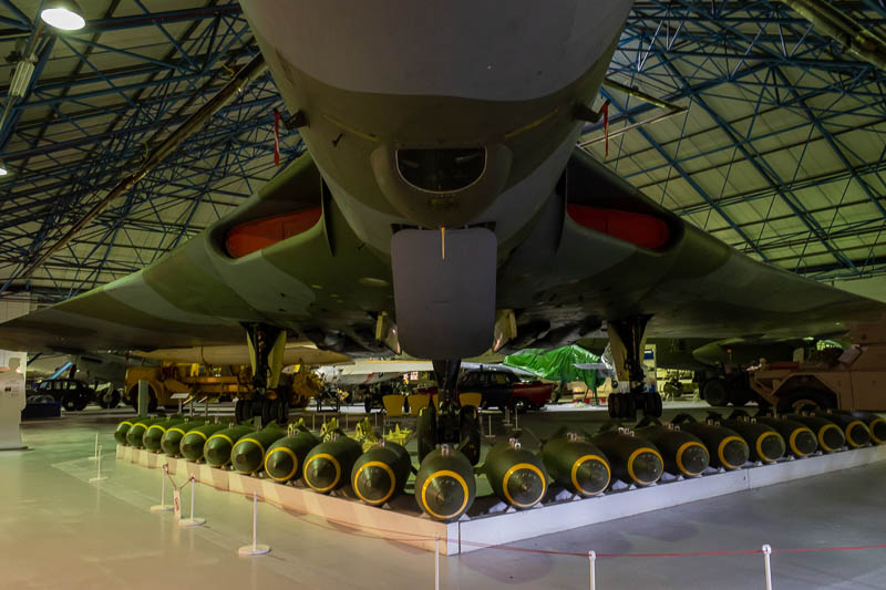 England-London-RAF Museum - The mighty Vulcan. Potential future eradicator of darkies!