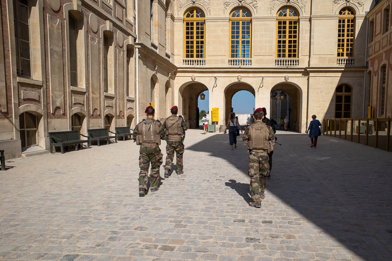 France & England... for work... - Instead I followed these soldiers with real machine guns for a while. When one of them stopped, turned, and stared at me, I decided to change course.