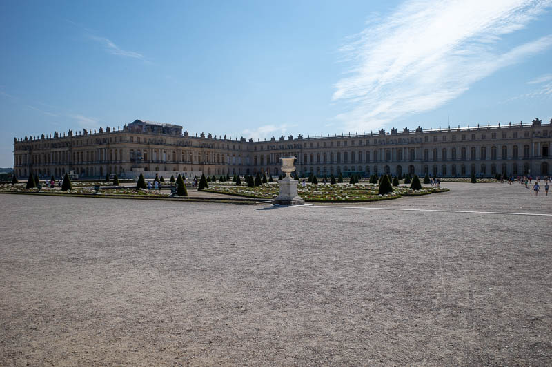 France-Versailles-Palace-Garden - I cannot fit it all in one shot. Part of the grounds were closed with temporary grand stands erected, probably for an Andre Rieu Bastille day concert 
