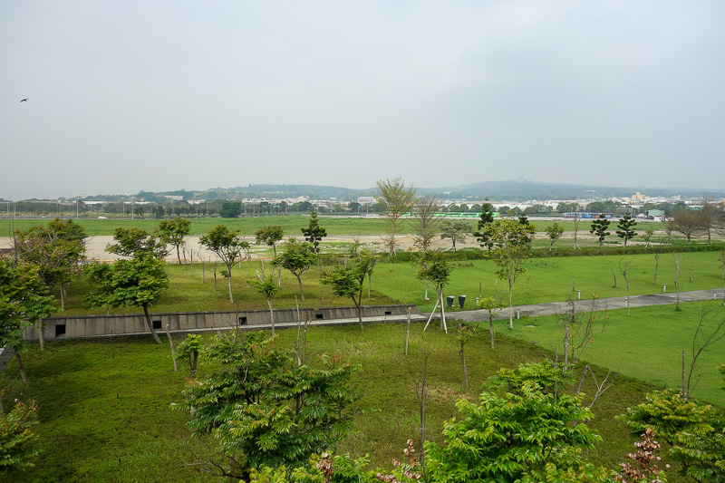 Taiwan-Taichung-Taipei-Bullet Train - The view from the high speed rail station, nothing much interestng to see.