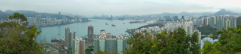 Hong Kong-Hiking-Tin Ha Shan - Bonus photo - panorama. WARNING: this is 8192 pixels wide, between 4 and 8 screen widths. Click at your own risk.