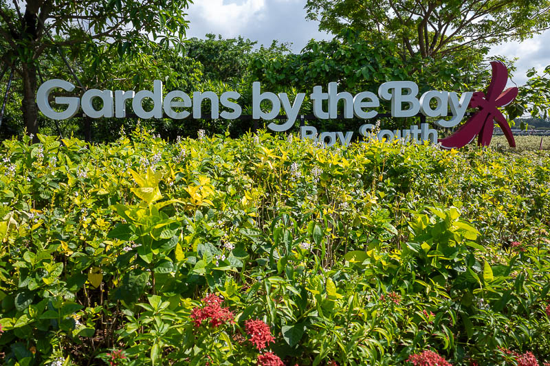 Singapore-Gardens by the bay - Now for gardens by the bay, sign photo included for confirmation of location change.