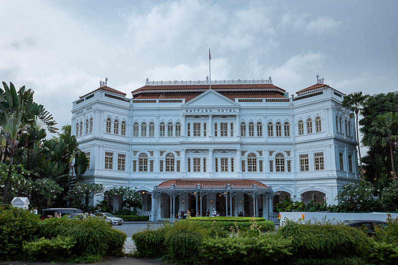 Singapore-Chicken Rice-Raffles - As per numerous repeated requests, here is the Raffles Hotel.