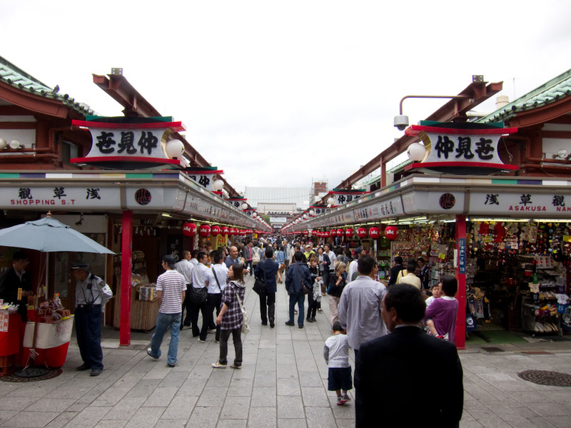 Japan-Tokyo-Asakusa-Shrine-Ferry - Tourist zone, beware, cheap goods posing as religious relics abound.