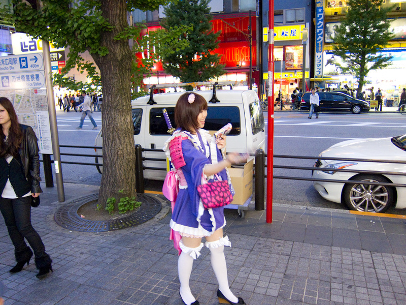 Japan-Tokyo-Ginza-Akihabara - For those of you who demanded more maid pictures (you know who you are), here you go. Akihabara has them on every street corner, there has to be at le