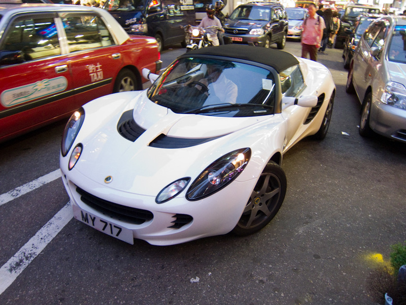 Japan and Hong Kong May 2010 - The first Lotus I have seen in Hong Kong, plain base model Elise.