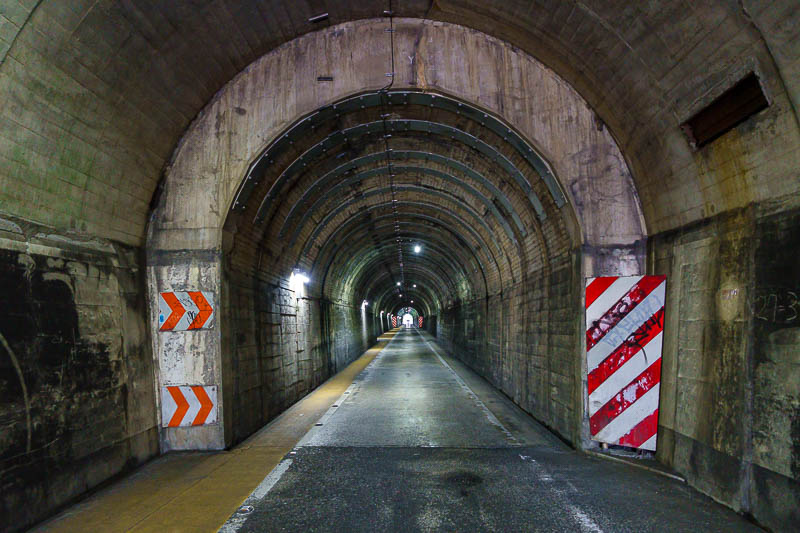 Japan for the 10th time (Finally!) - October and November 2023 - The first part of my journey required going through this tunnel. It has a bit reserved for pedestrians and bikes so it wasn't too death defying.