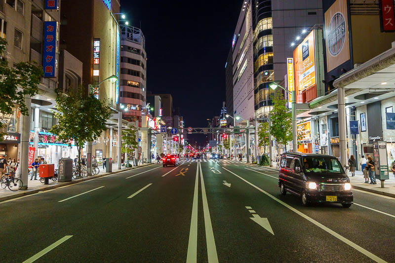 Japan-Hiroshima-Shopping-Udon - I guess this is the main street. I am almost certain I took a photo from the same spot in 2015.