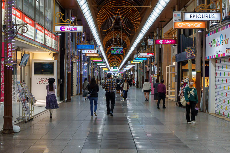 Japan for the 10th time (Finally!) - October and November 2023 - When you get to the end of covered shopping street 1, you make a 90 degree turn, and head down covered shopping street 2 of 2. The lower rent version.