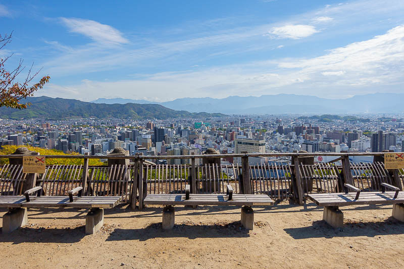 Japan-Matsuyama-Castle-Onsen - More seats and more view, I did mention that there would be a lot of view.