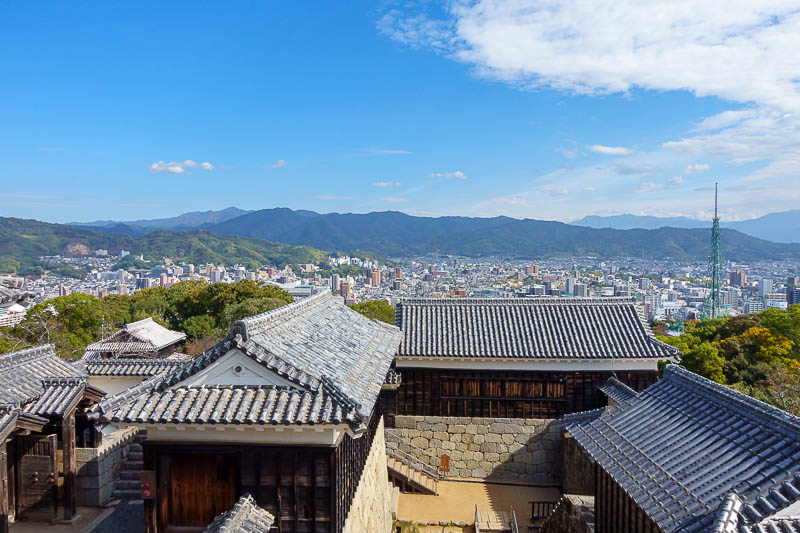 Japan-Matsuyama-Castle-Onsen - And... some more castle and view.