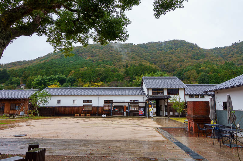 Japan for the 10th time (Finally!) - October and November 2023 - Castle ruins information centre, it said something about making movies and a recording studio, I have no idea why. The small town has embraced the cas
