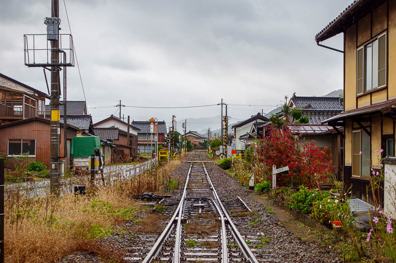 Japan for the 10th time (Finally!) - October and November 2023 - I had to cross the track (single train track along this train line) to start my ascent.