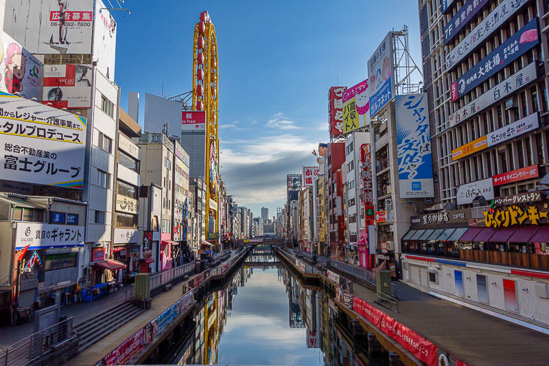Japan for the 10th time (Finally!) - October and November 2023 - The morning light in Osaka was great, so one more photo of Dotonbori.