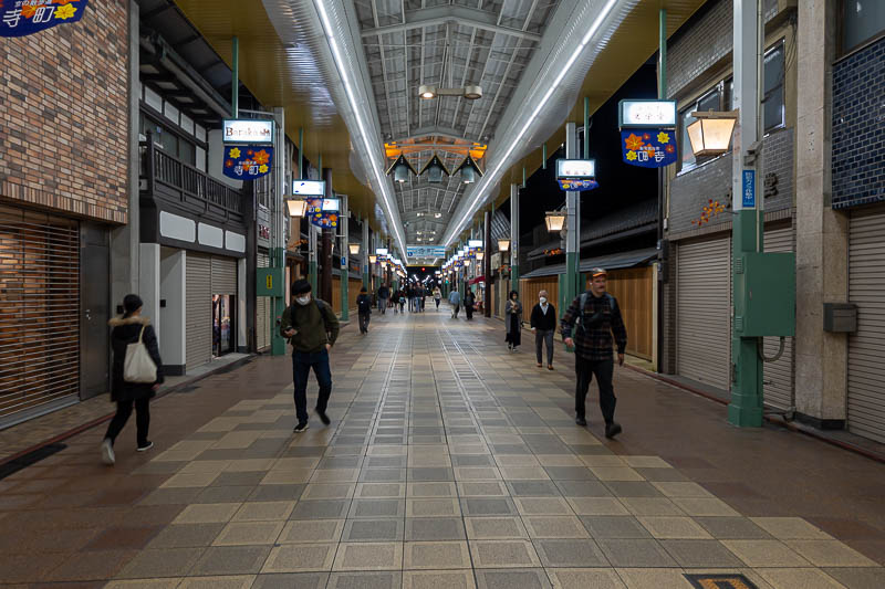 Japan for the 10th time (Finally!) - October and November 2023 - I got to the end of the covered shopping streets, time to head back underground.