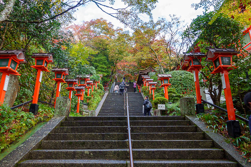 Japan for the 10th time (Finally!) - October and November 2023 - Above the ropeway (which I did not use) there are more people and more steps.
