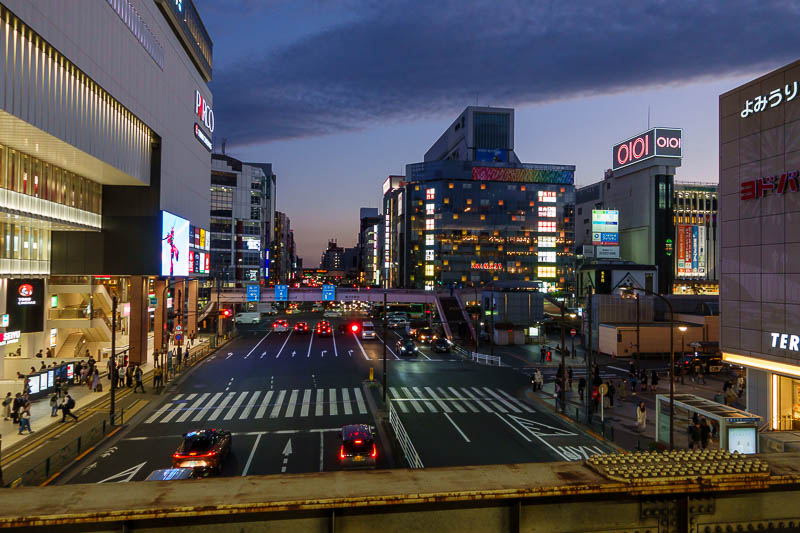 Japan for the 10th time (Finally!) - October and November 2023 - Here is the view when you exit Kinshicho station. Multiple department stores.