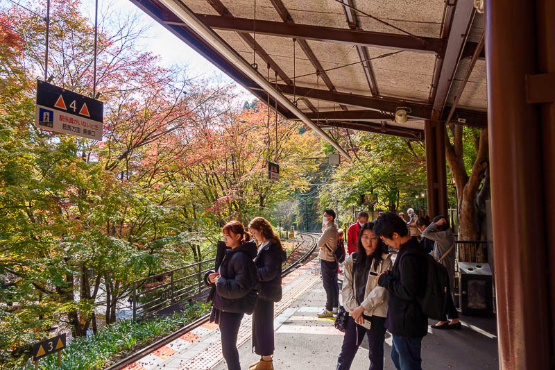 Japan for the 10th time (Finally!) - October and November 2023 - And after a short walk down the hill, back at the station, which is a very nice station as you can see.
