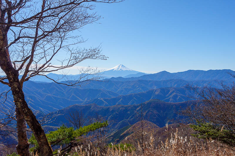 Japan-Tokyo-Hiking-Mount Takanosu - Although, still time for a bit more Fuji.