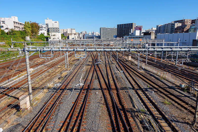 Japan-Tokyo-Ueno-Asakusa-Skytree - Rail yards are always worth a photo.