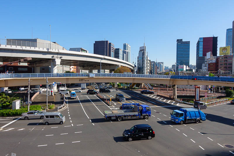 Japan-Tokyo-Ueno-Shinjuku - I always enjoy an overpass, and look at the weather! How old do I sound?