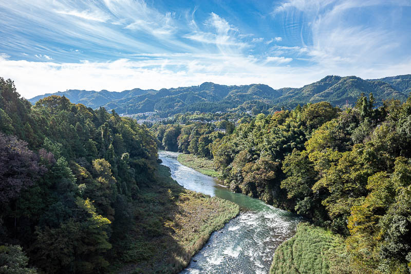 Japan-Tokyo-Hiking-Mitake-Otsuka - Photo of the day is the gorge view at Hinatawada. I have many great gorge shots along this train line that goes to Okutama.