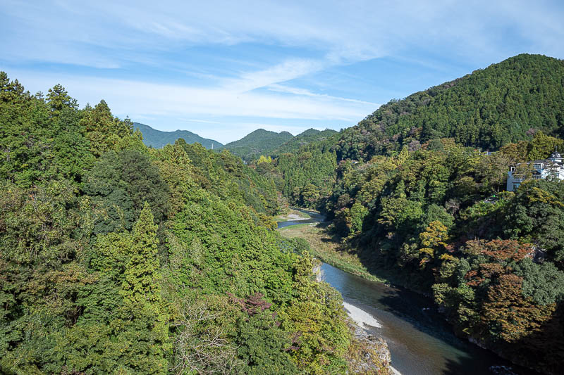 Japan-Tokyo-Hiking-Mitake-Otsuka - The view in the other direction is also good, but the direction of the sun makes it less spectacular.