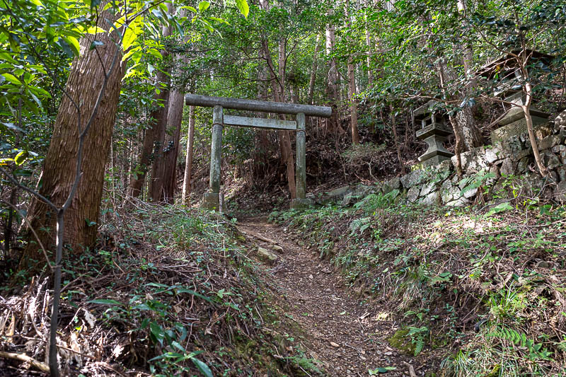 Japan-Tokyo-Hiking-Mitake-Otsuka - There was a shrine of sorts along the way.