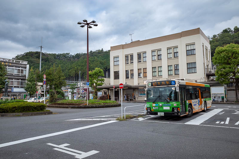 Back to Japan for the 11th time - October and November 2024 - Here is Ome station. If you continue along this line you will get to Okutama via Mitake. It is a popular route on Sunday's for hikers, they run a coup