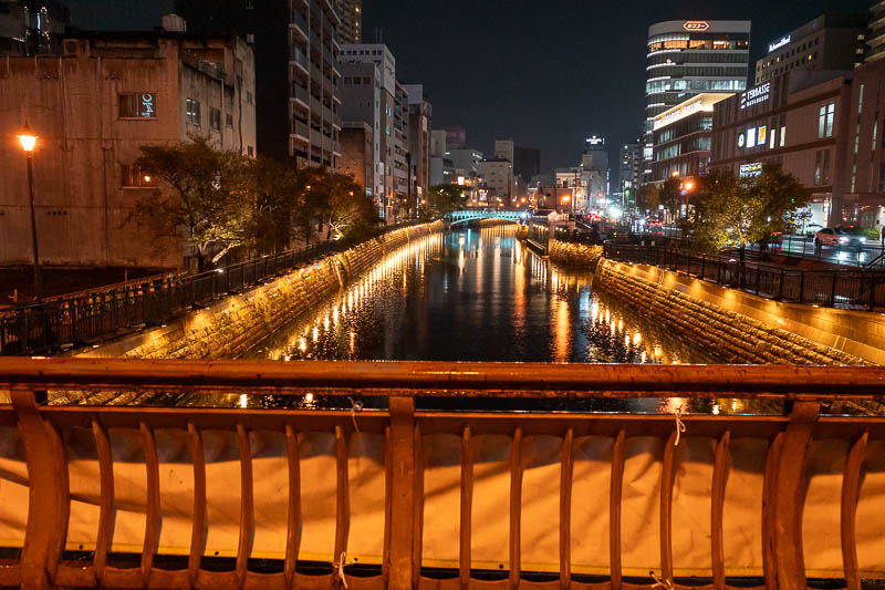 Back to Japan for the 11th time - October and November 2024 - And for my last pic, a bridge, with lights, in the light rain.