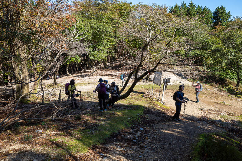 Japan-Nagoya-Fujiwaragatake-Hiking - The 8th station has an open area, yes they number the stations like this is some kind of epic climb. There is still no view from here though.