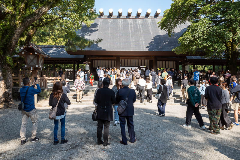 Back to Japan for the 11th time - October and November 2024 - Here is the main shrine. Not particularly impressive. You cannot actually go in as there is some kind of pay to pray thing going on.