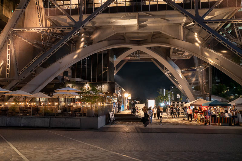 Japan-Nagoya-Sakae-Omurice - I walked back under the tower where homeboy was dropping some phat beats to a crowd of mainly dancing babies and puppies.