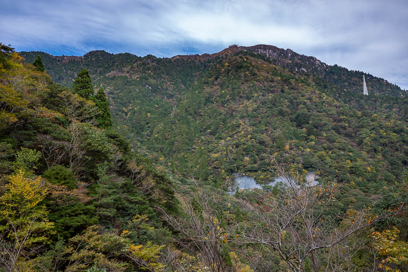 Back to Japan for the 11th time - October and November 2024 - I could get a view briefly at the top of the flood wall... but then...