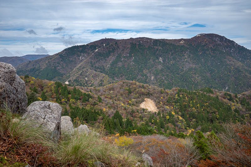 Back to Japan for the 11th time - October and November 2024 - I will eventually go to that peak on the right. You can see the buildings on top of it where the cable car goes to. It looks very far away, but first 