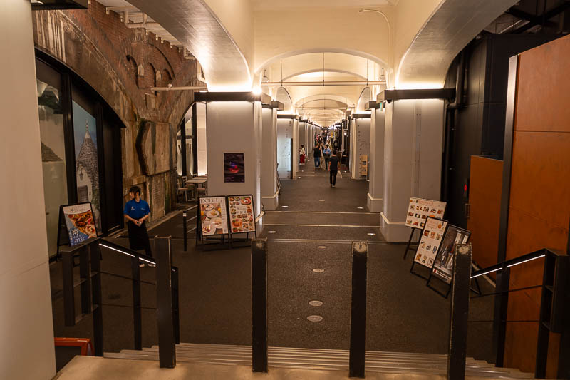 Back to Japan for the 11th time - October and November 2024 - This is a very long section of new looking under the tracks restaurants and boutique shops. The restaurants looked too fancy for me, date nights were 