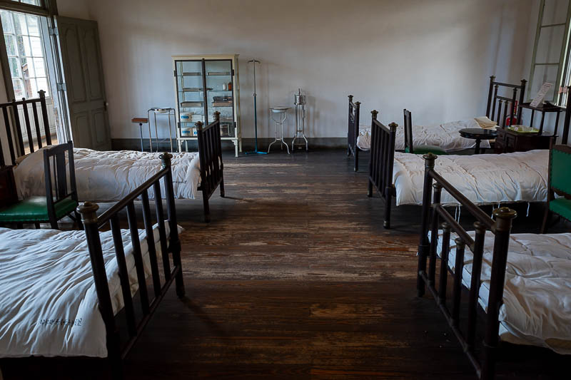 Back to Japan for the 11th time - October and November 2024 - Here is the inside of a hospital building, with beds. You are not allowed to lay down on them. For $25 I think I should be allowed.