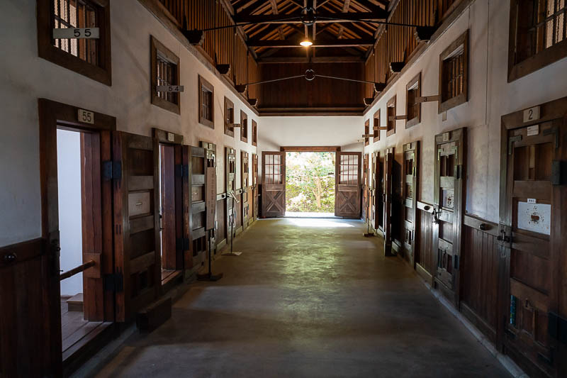 Back to Japan for the 11th time - October and November 2024 - Now I am inside the old jail. I believe Japanese jails still basically look like this. You can now get put in jail for texting while riding a bicycle.